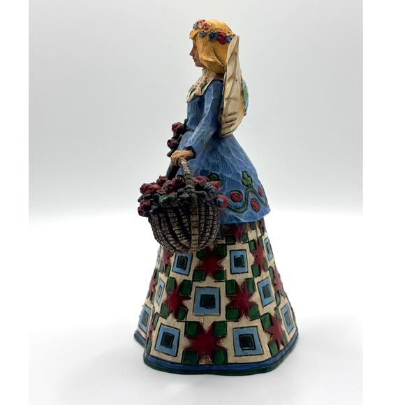 VTG 2002 Jim Shore Heartwood Creek "Angel with Flowers, EUC - Picture 3 of 5